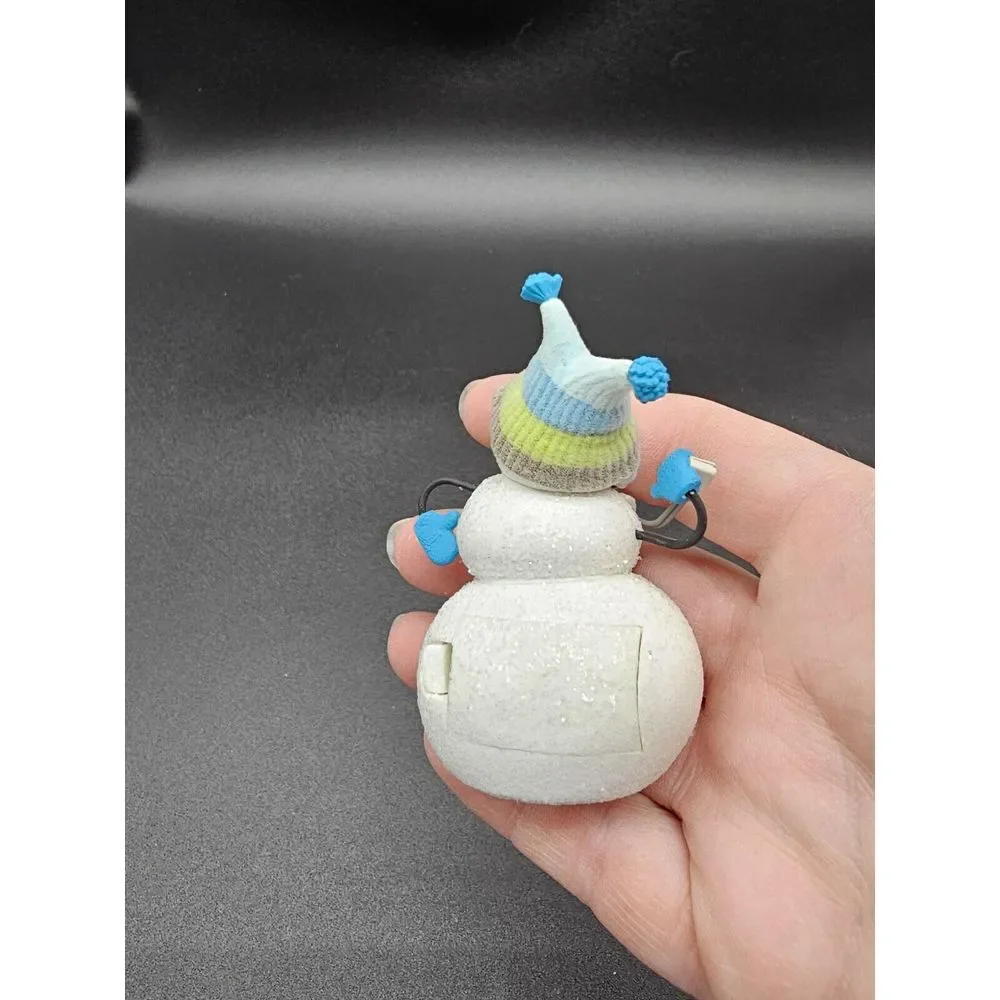 2008‎ Hallmark Keepsake Ornament Playing It Cool Magic Sound Snowman Plays Tune